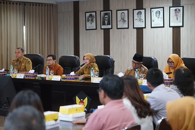 Suasana High Level Meeting TP2DD Kota Kediri
